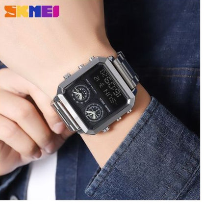 Skmei 2204 Premium Stainless Steel Multifunctional Men's Watch