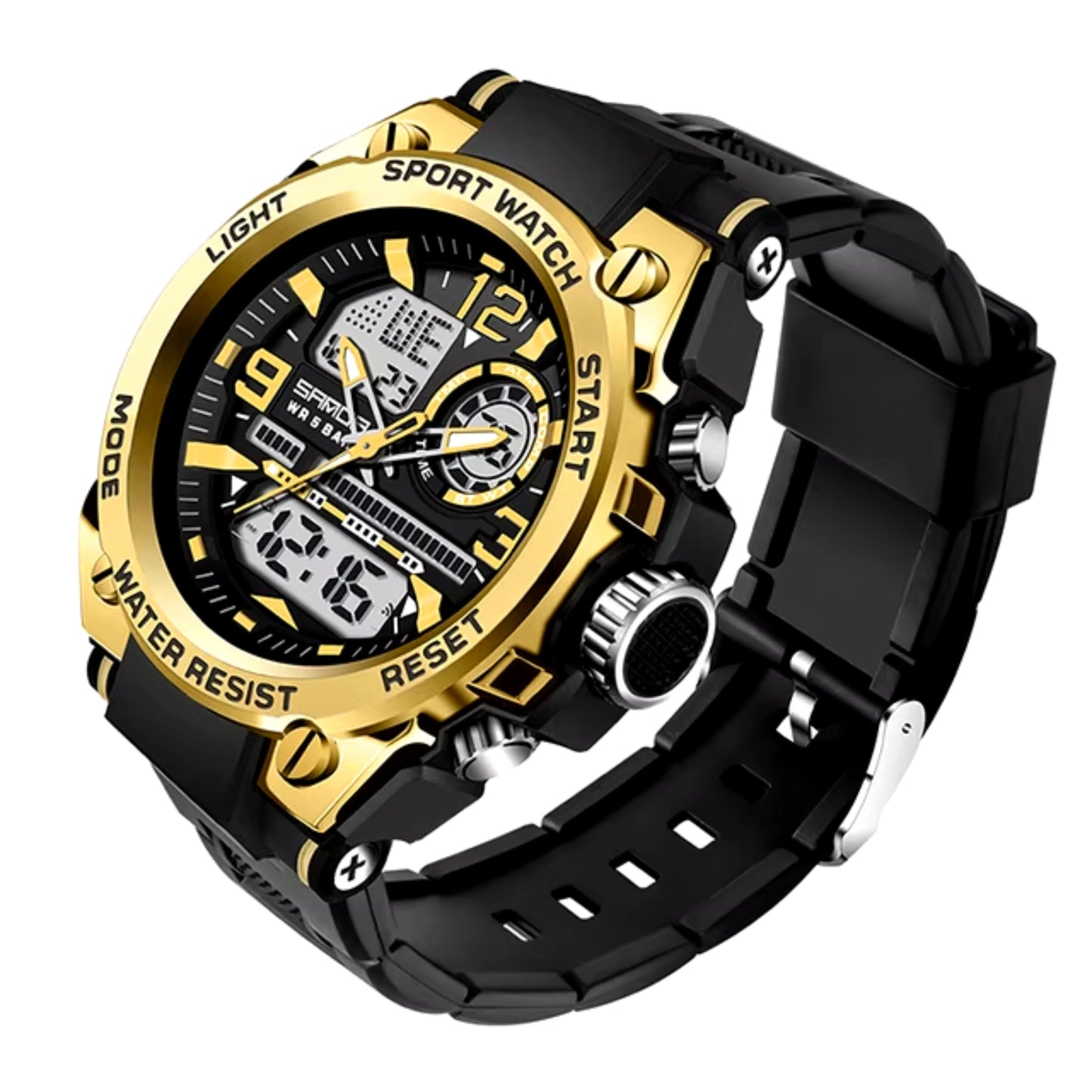 Sanda 6023 Military Sports Premium Multifunctional Men's Watch