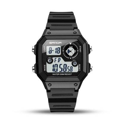 SANDA 418 Classy Digital Water Resistant Men's Watch