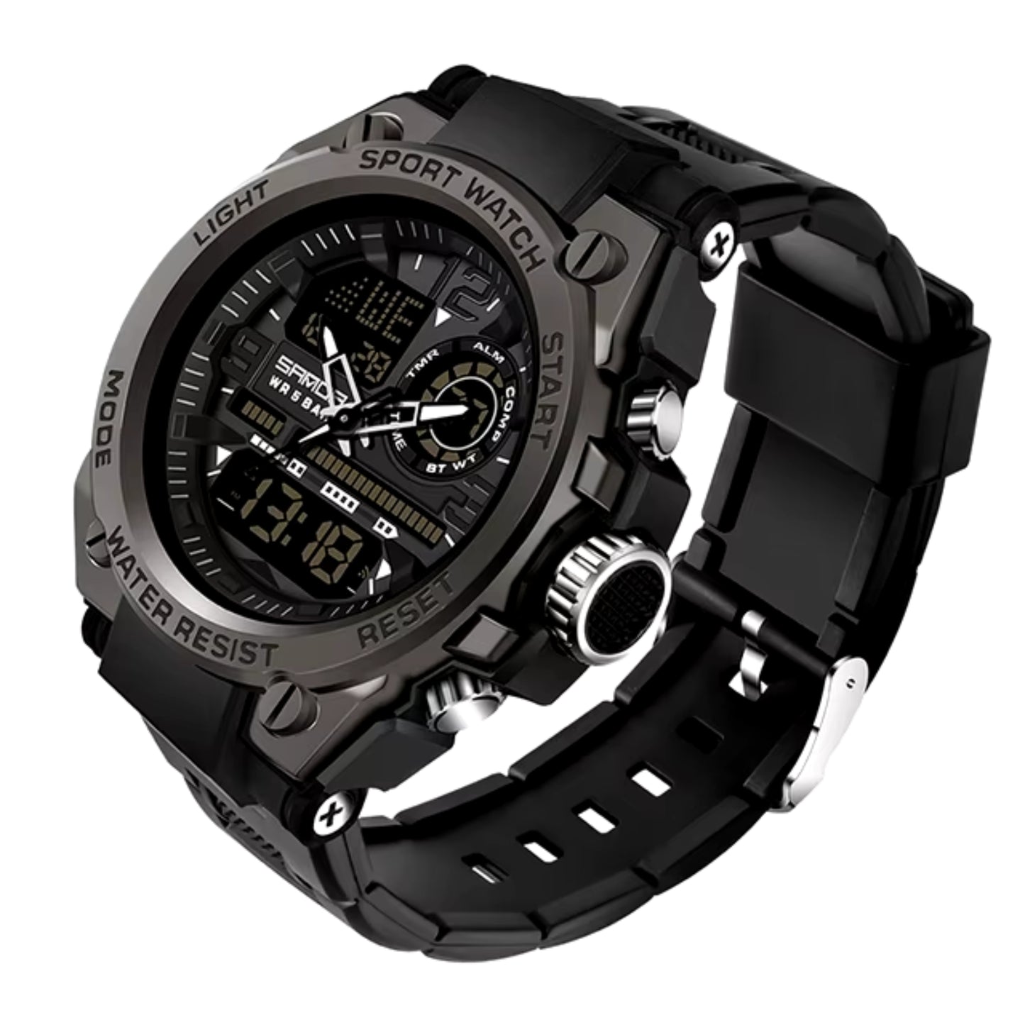 Sanda 6023 Military Sports Premium Multifunctional Men's Watch