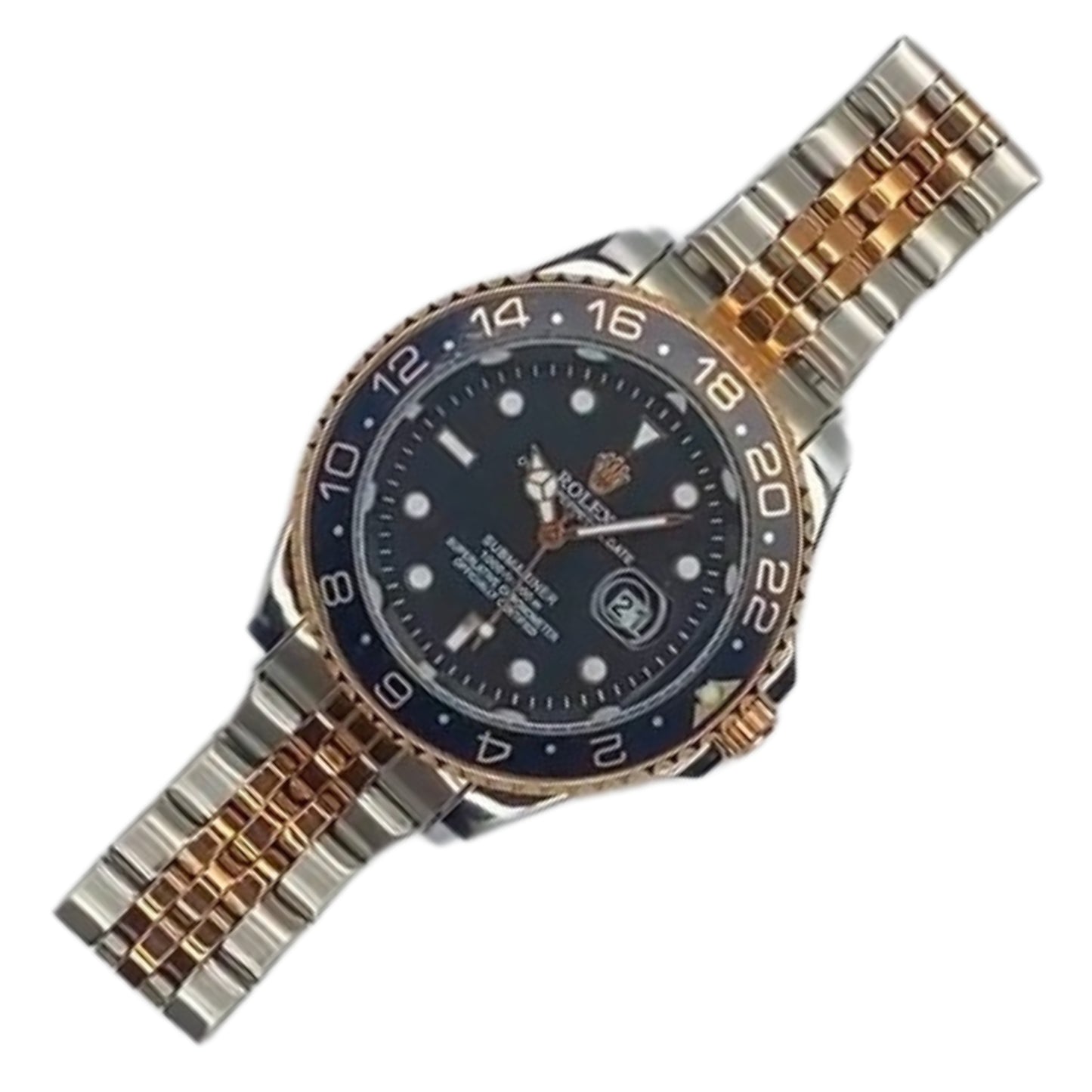 Rolex-GMT Rotating Bezel Men's Watch