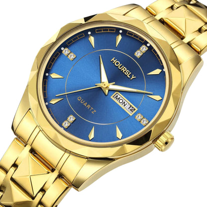 Hoursly Quartz Stainless Steel Men's Watch