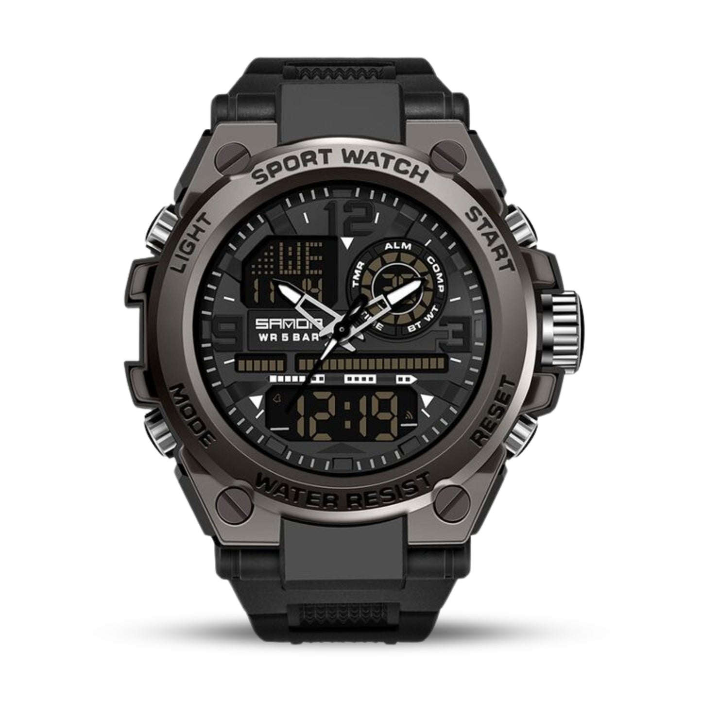 Sanda 6023 Military Sports Premium Multifunctional Men's Watch