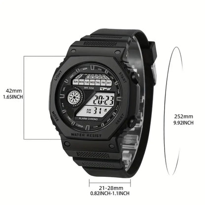 Digital Waterproof Luxury Luminous Multi Functional Sports Men's Watches