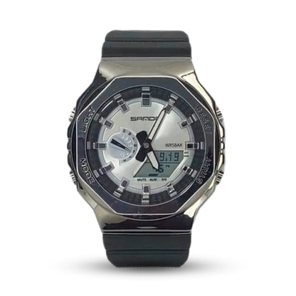 Sanda Casual Dual Time Analog Digital Luxury Men’s Watch