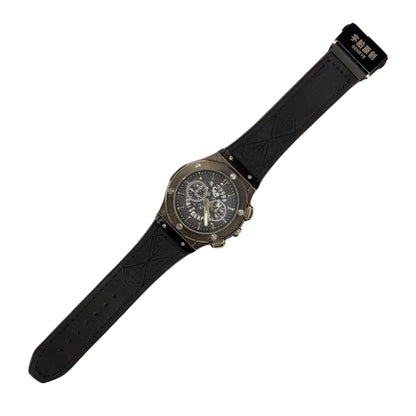 Hub Skeleton Dial Deployant Lock Men's Watch